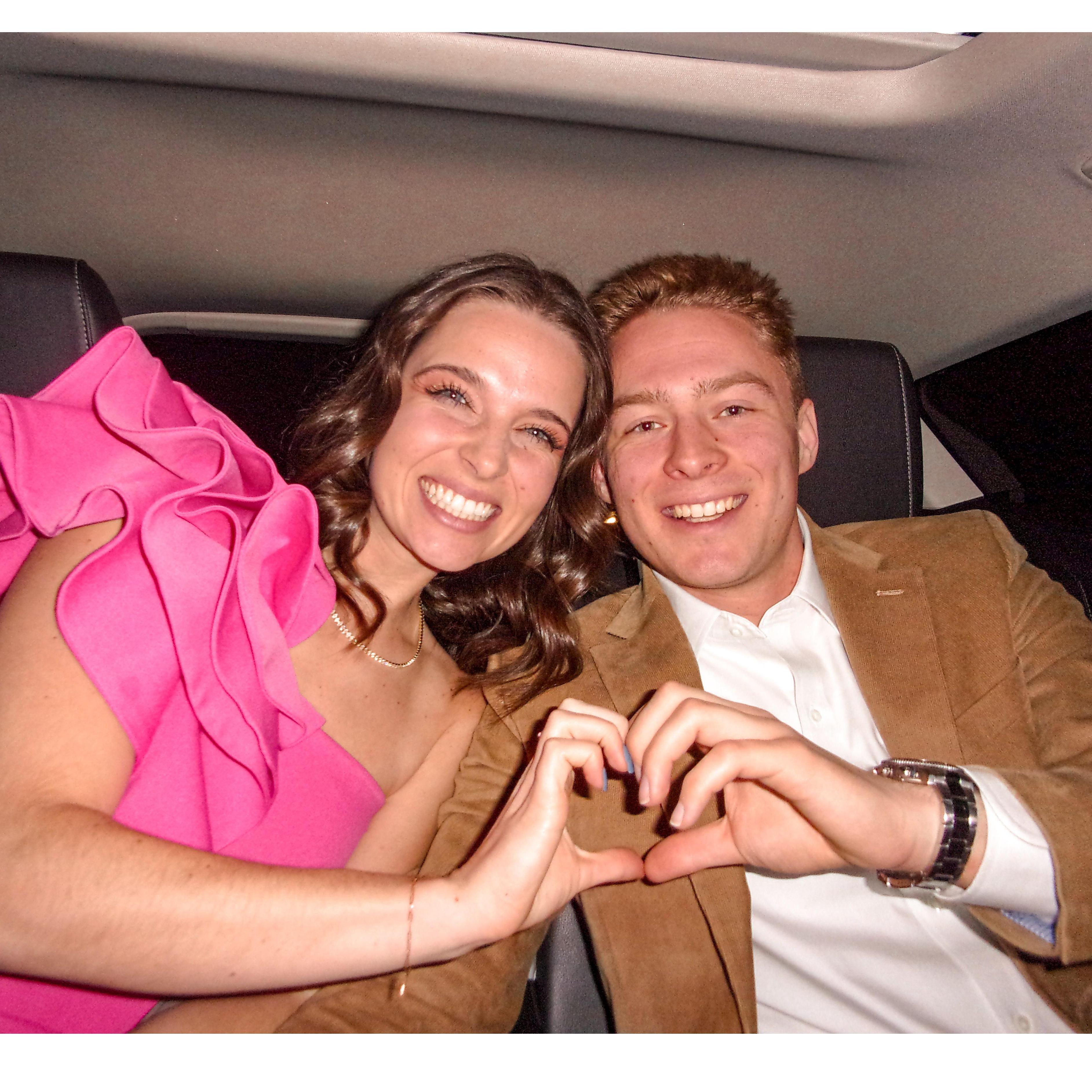 Our first dental school casino night together! We had so much fun dressing up and "gambling".