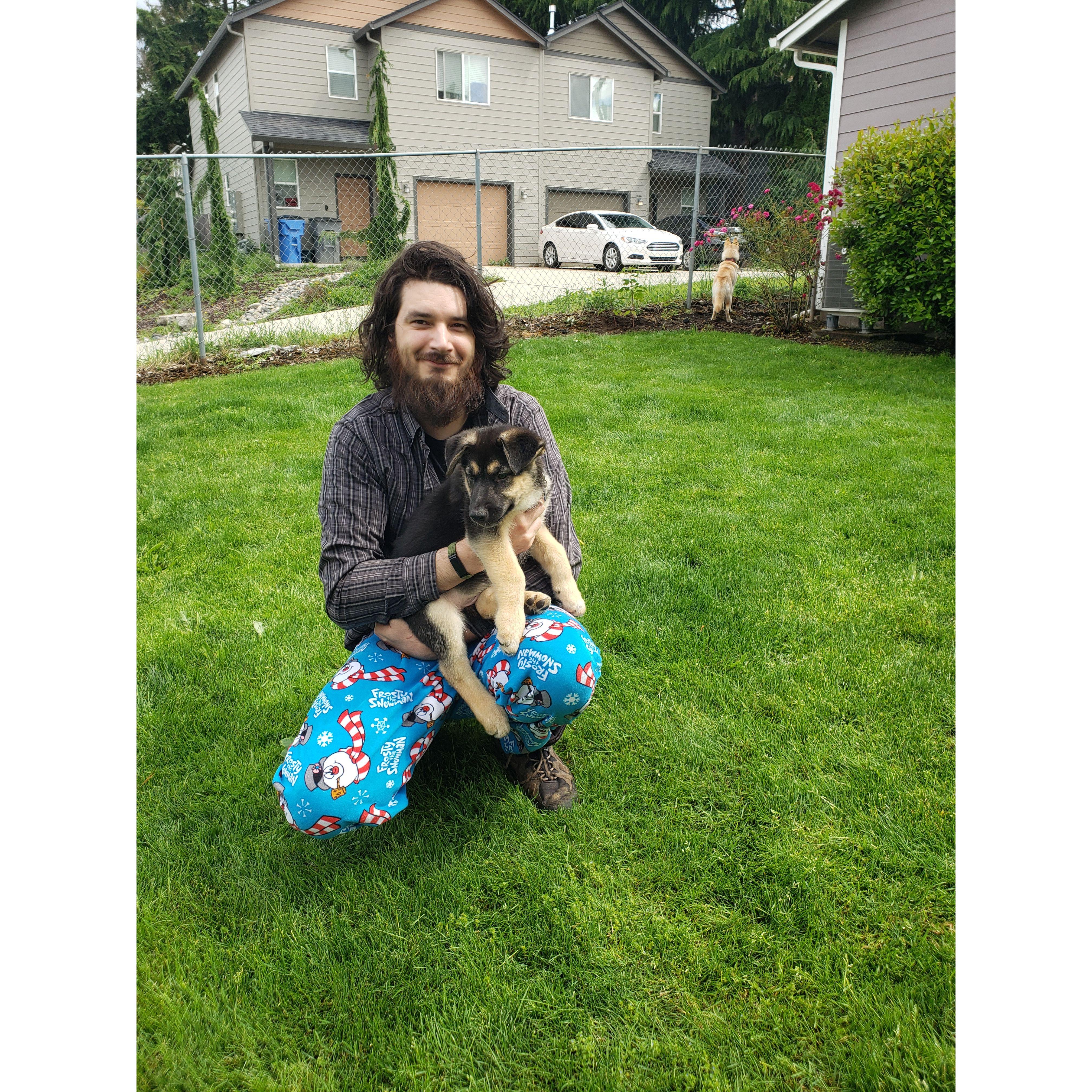 Our family grows! Adopted Monty - 06/03/22