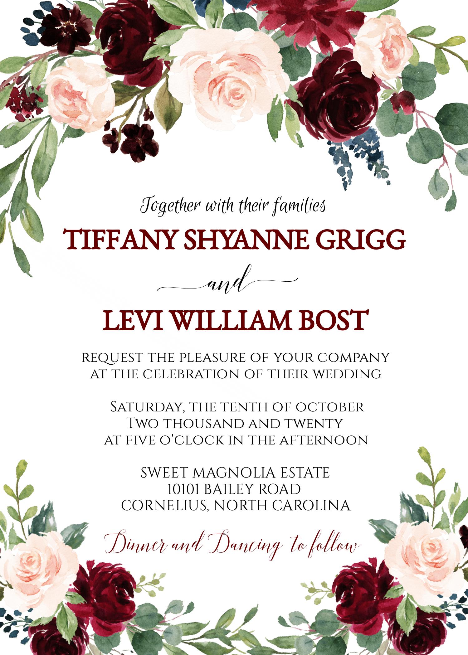 The Wedding Website of Tiffany Grigg and Levi Bost