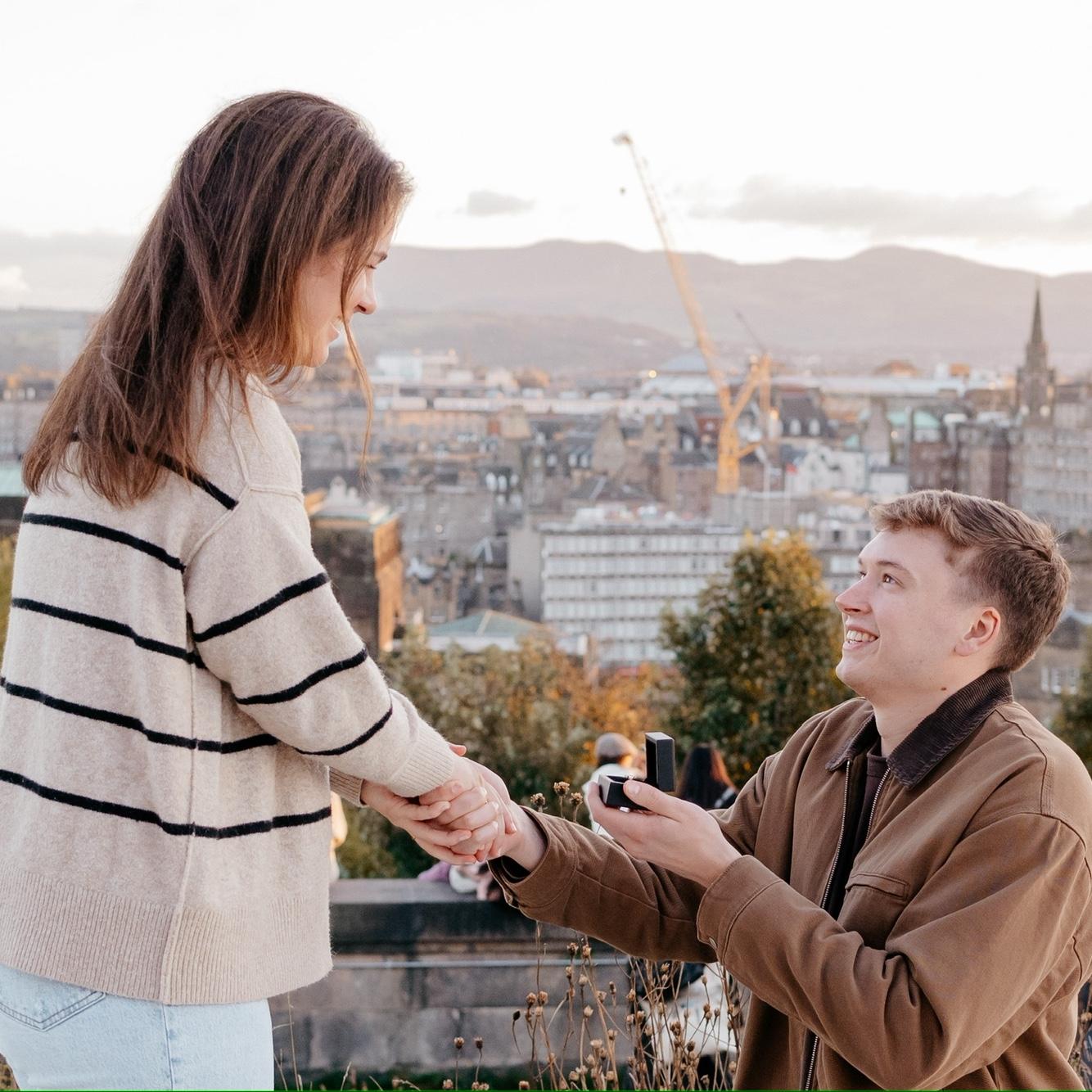 Engaged 10/2/2025 in Edinburgh, Scotland