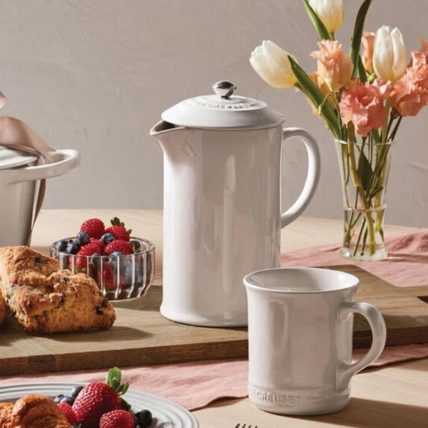French Press- White