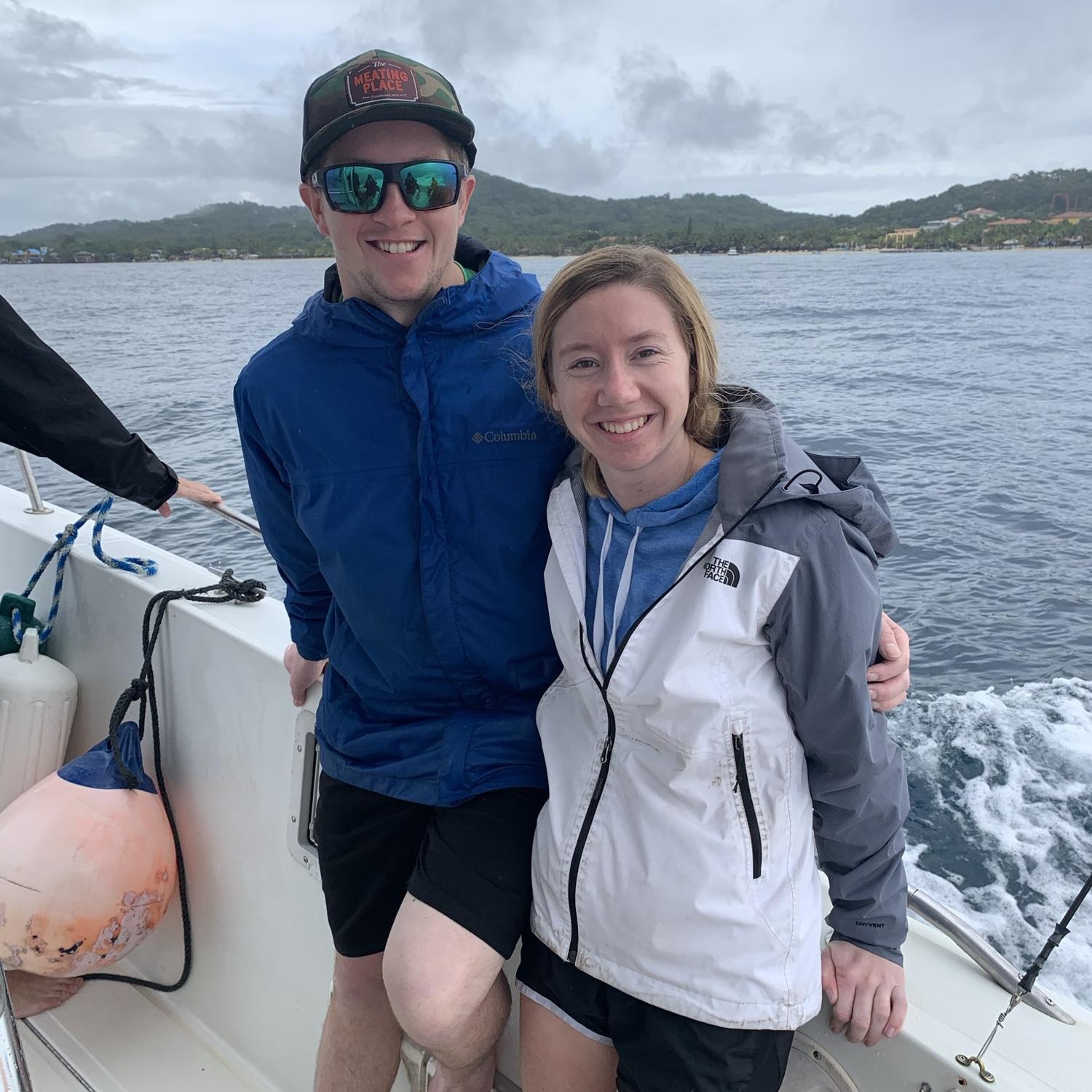 Cody’s first trip out of the country to Roatán, Honduras!