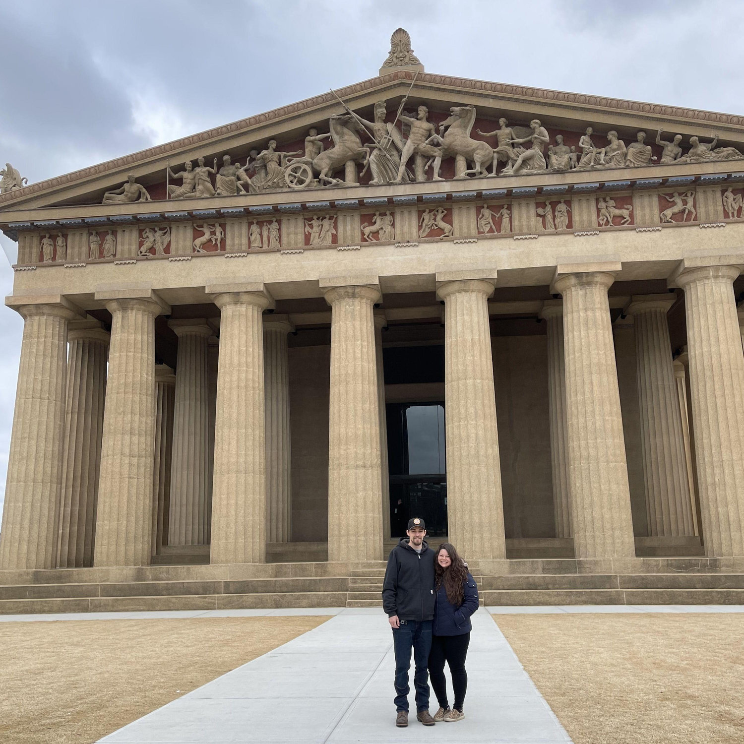 Exploring TN our first few days there, stopped at Centinneal Park which has a full size replica of the Parthenon.