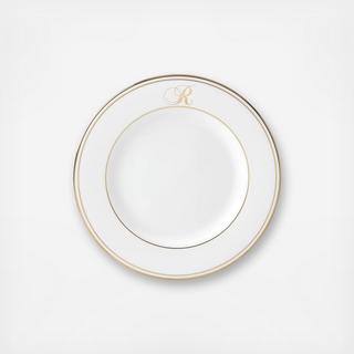 Federal Gold Script Salad/Dessert Plate