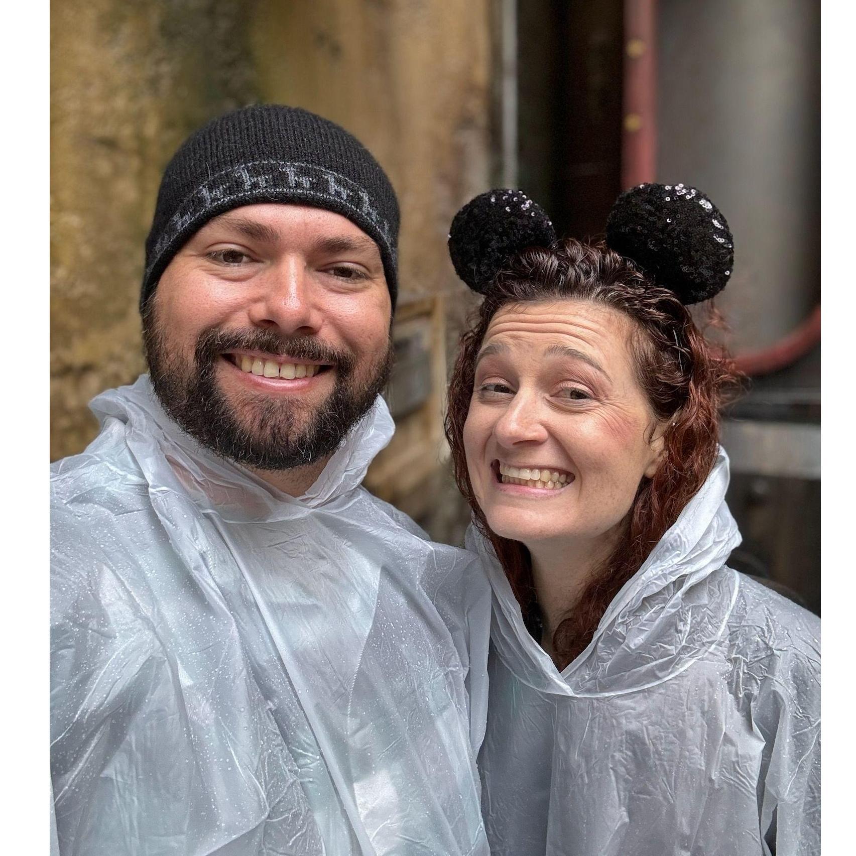 Disneyland in the Rain
