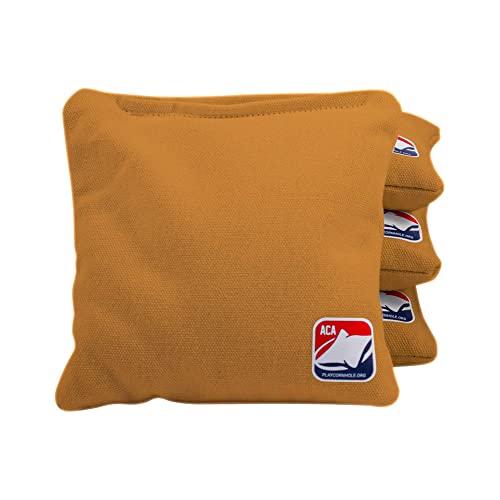 Official Cornhole Bags from The American Cornhole Association - 6" Double-Stitched Corn-Filled Bean Bags for Corn Hole Outdoor Game - Regulation Size