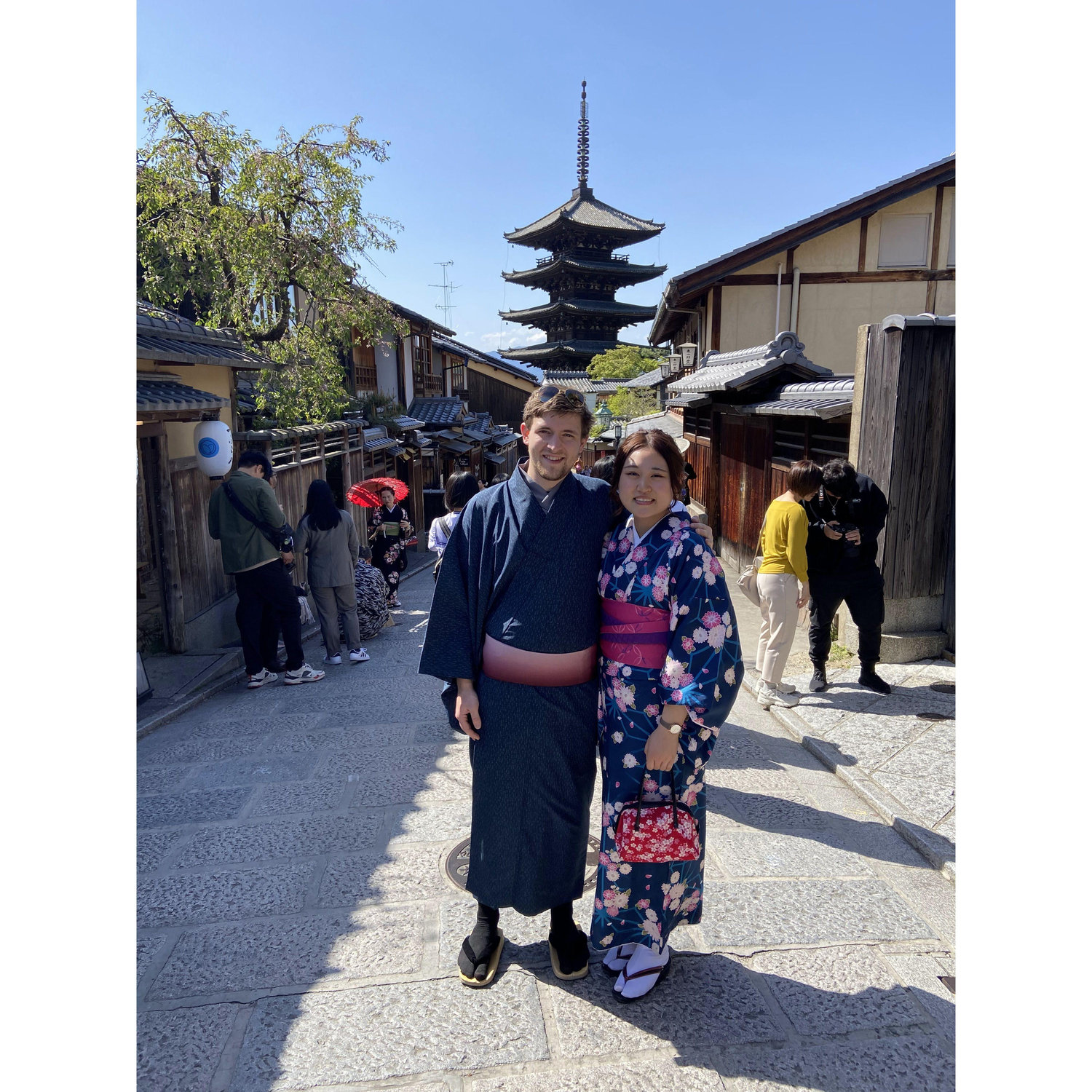 Traditional Japanese Kimono in Kyoto Japan:)