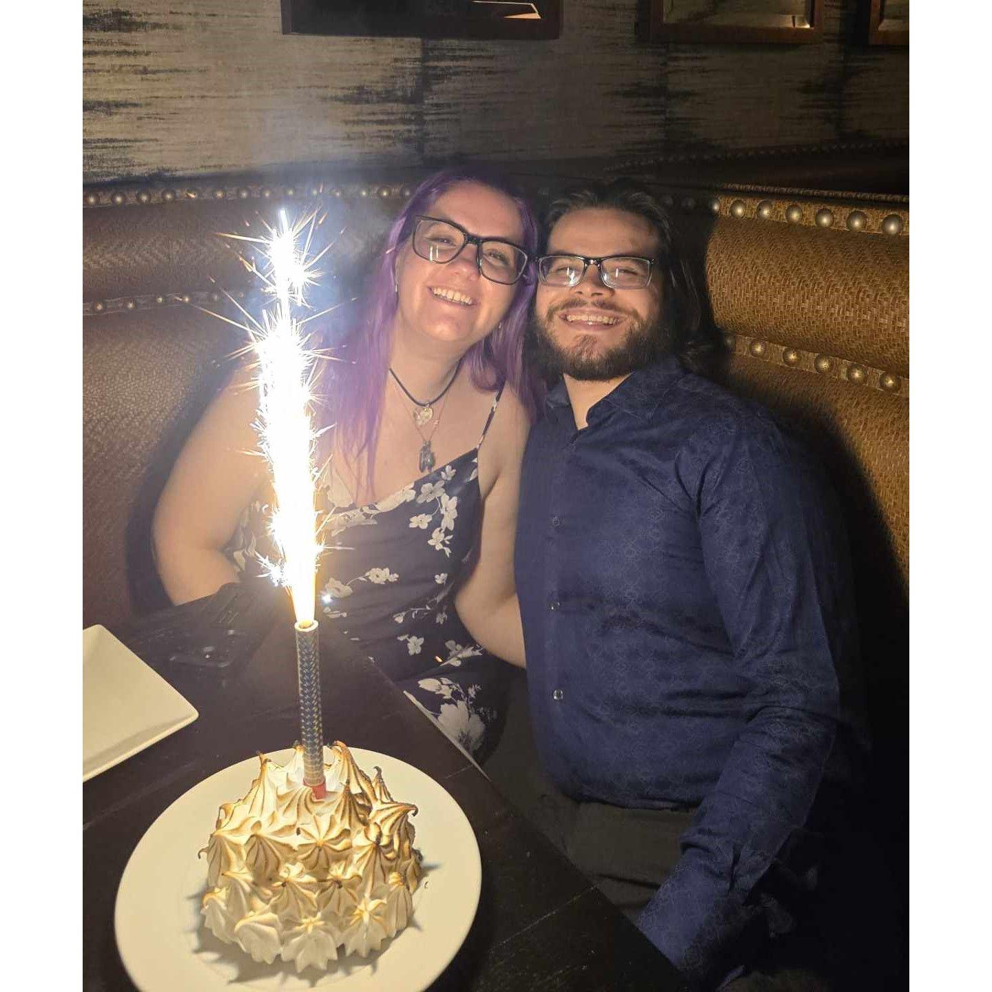 Mark's Birthday Dinner :)
