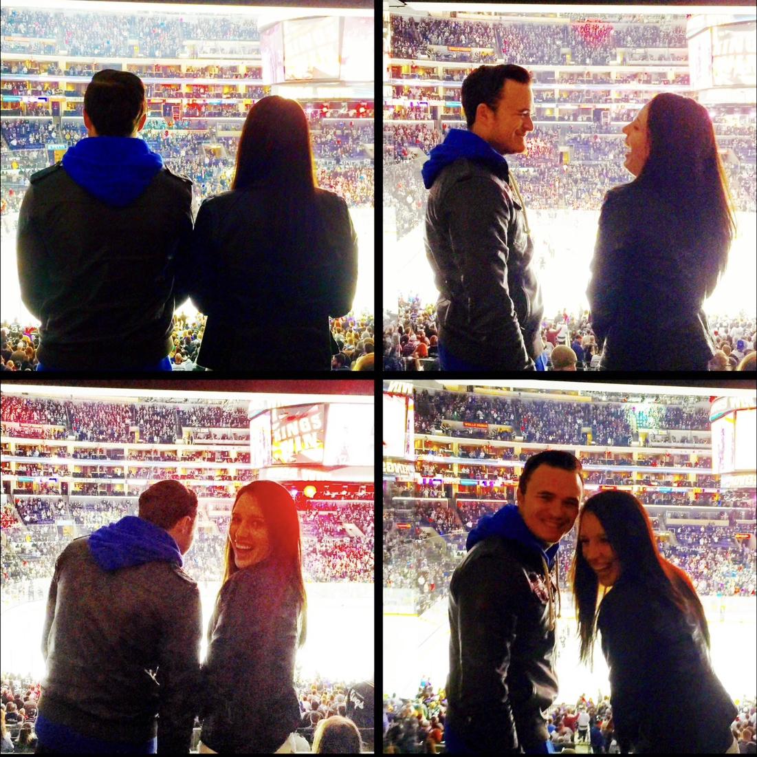 2014: Our first hockey game