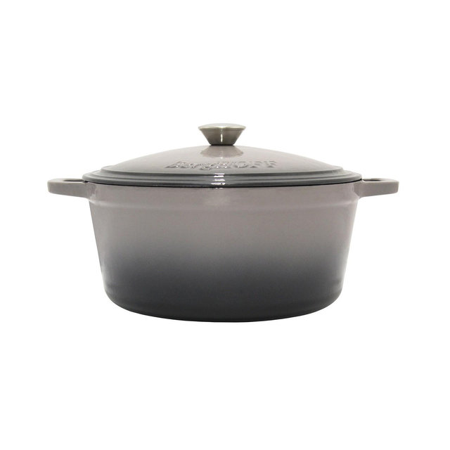 Neo Cast Iron Round Covered Dutch Oven, 7 Quart