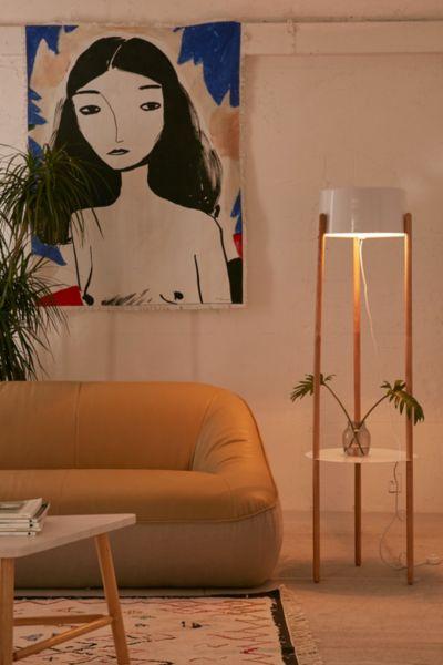 Victor Tripod Floor Lamp and Table