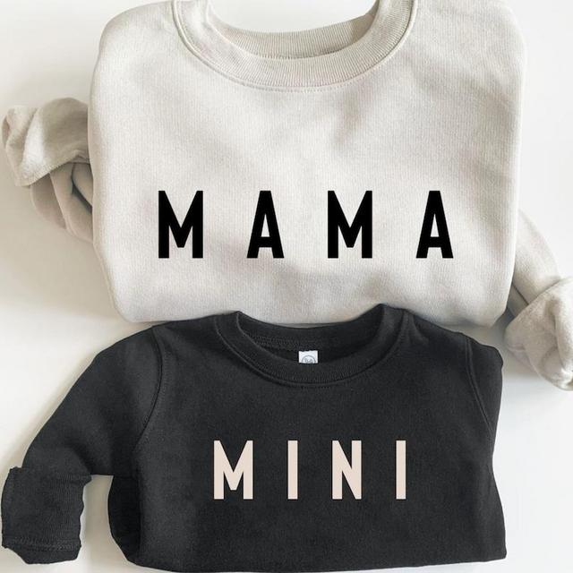 Matching Mama and Mini Sweatshirts