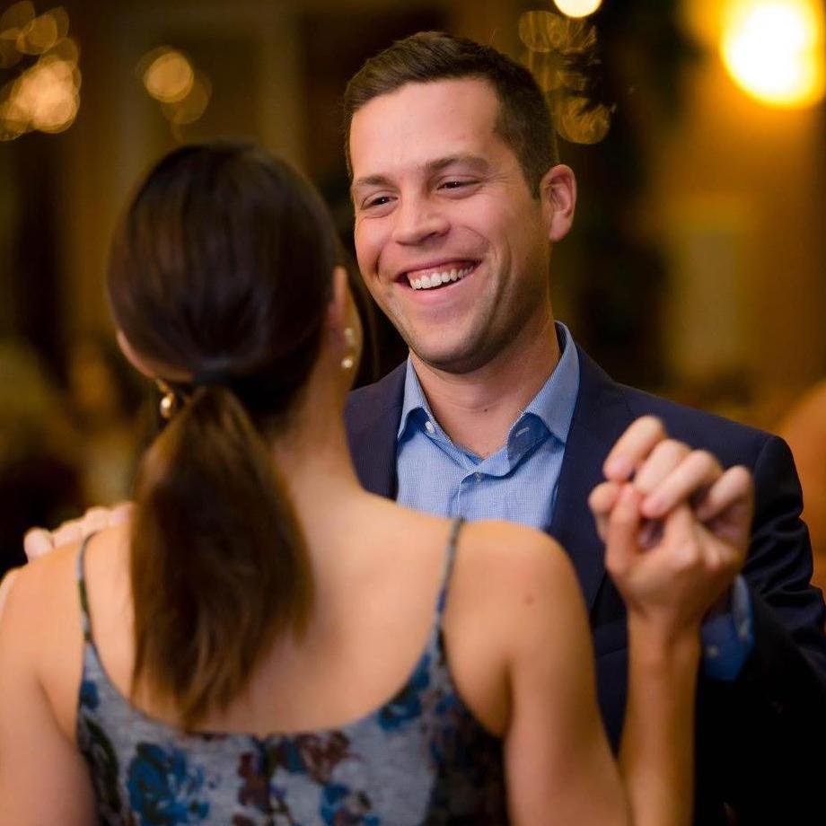 Dancing at Amanda and Pablo's wedding.