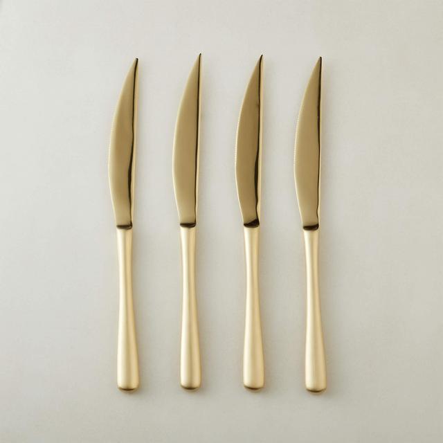 Sizzle Gold Steak Knives Set of 4