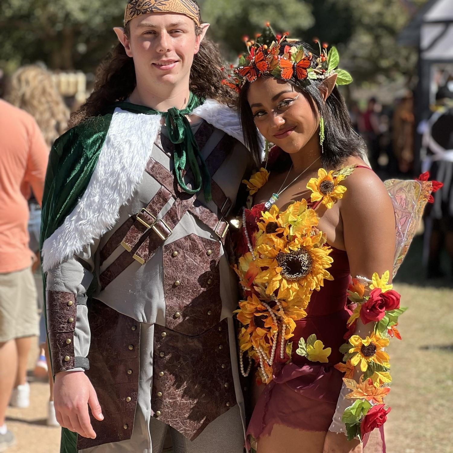 You will always catch Logan and Addison at the Renaissance Festival in costume! October 16, 2021