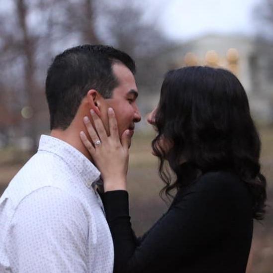 Right after we got engaged in Gratz Park.