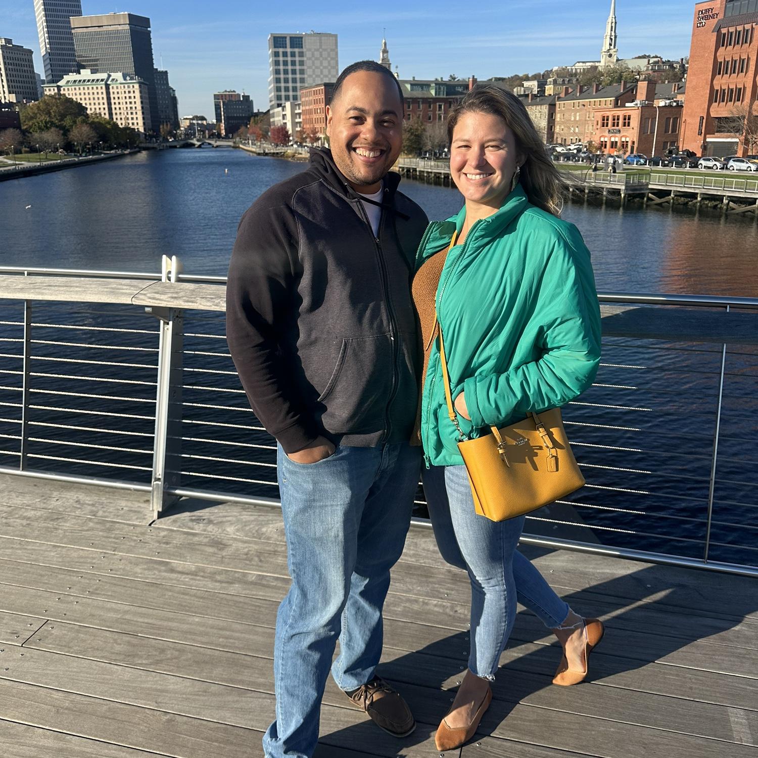 Walk on the pedestrian Bridge, Nov 2023