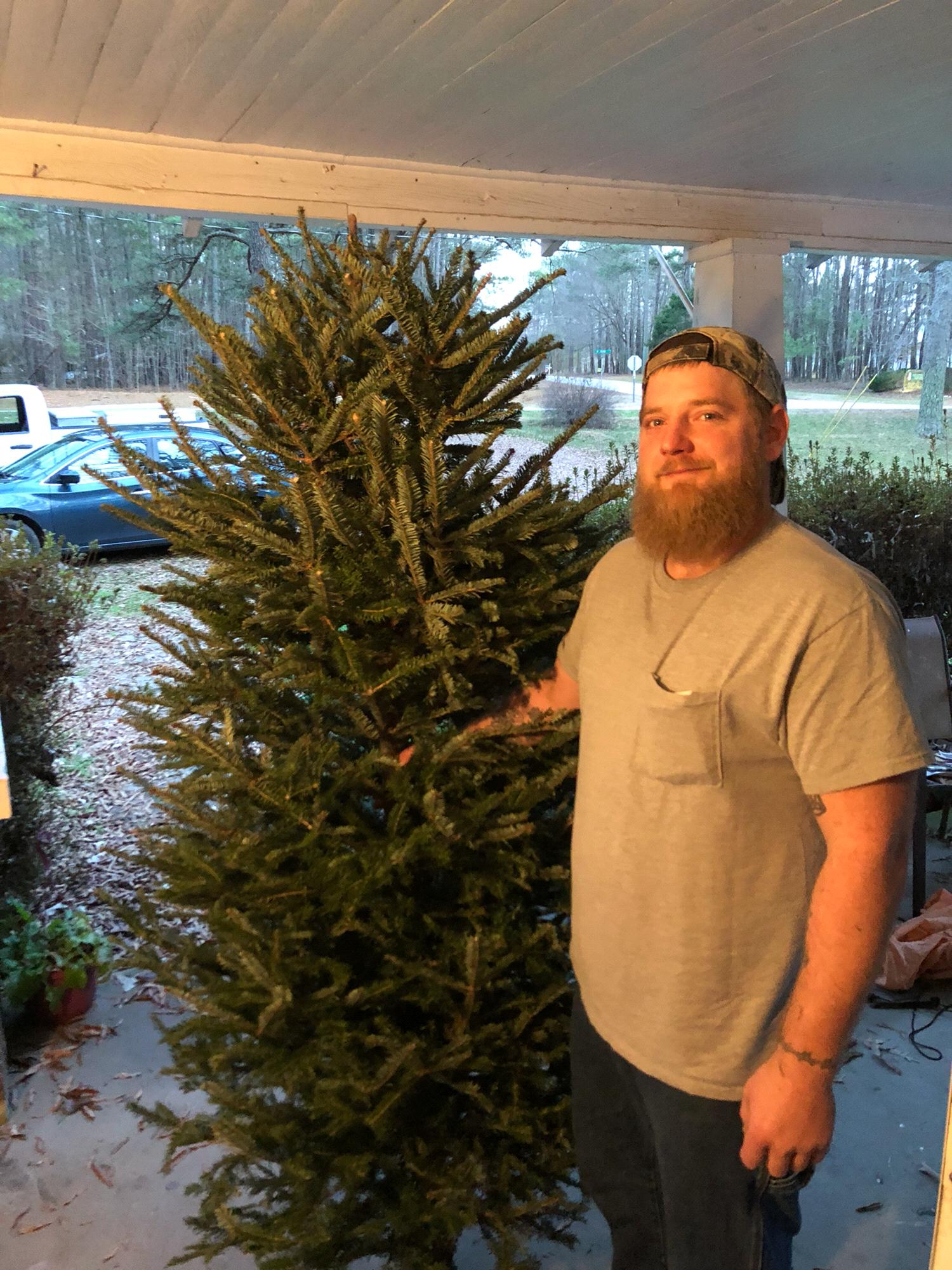 Our first Christmas tree together 2018