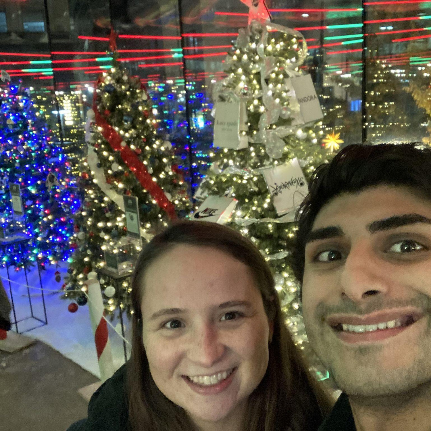 Christmas village in center city is so fun!
