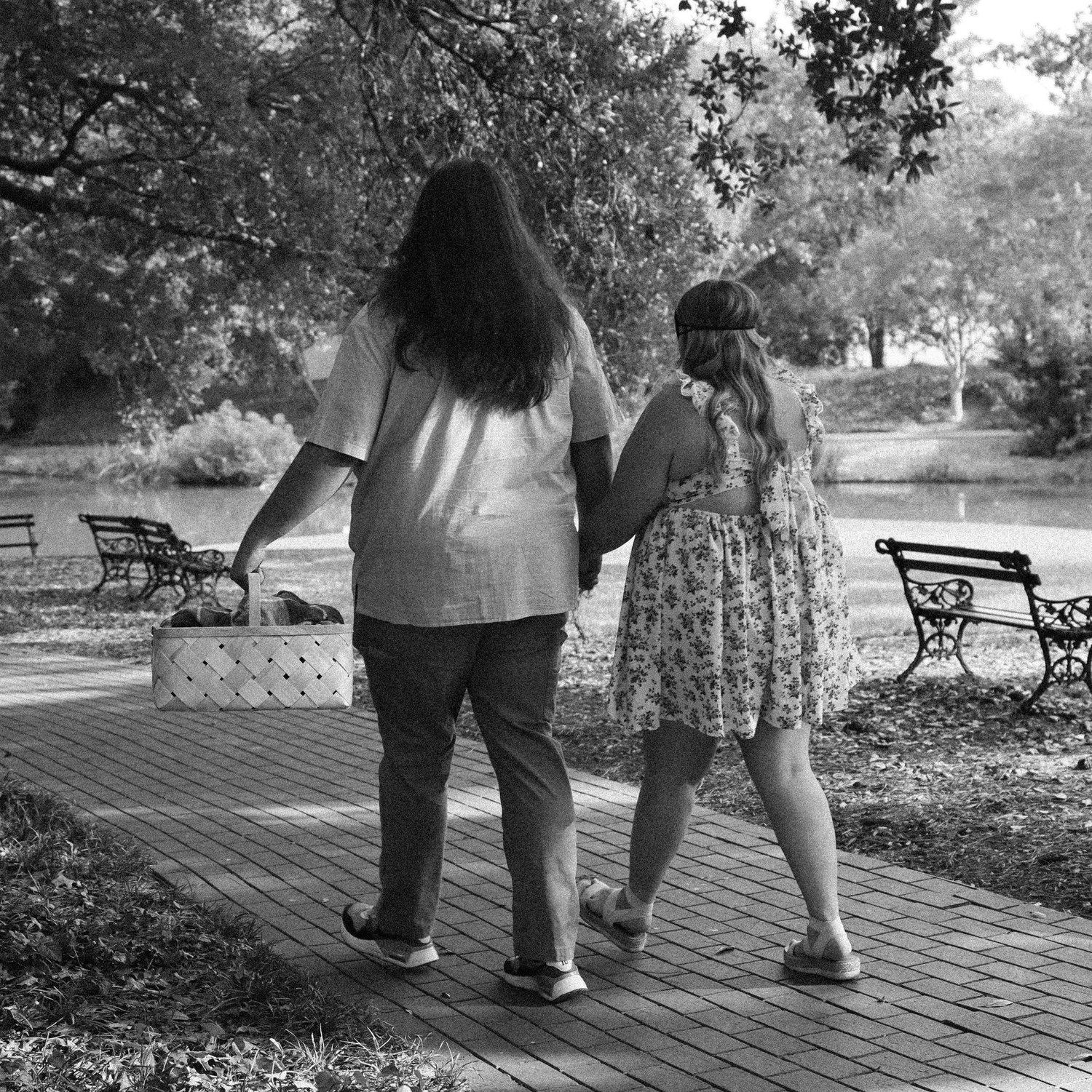 We were going to a "fancy restaurant", we then took a walk through Hopeland Gardens.