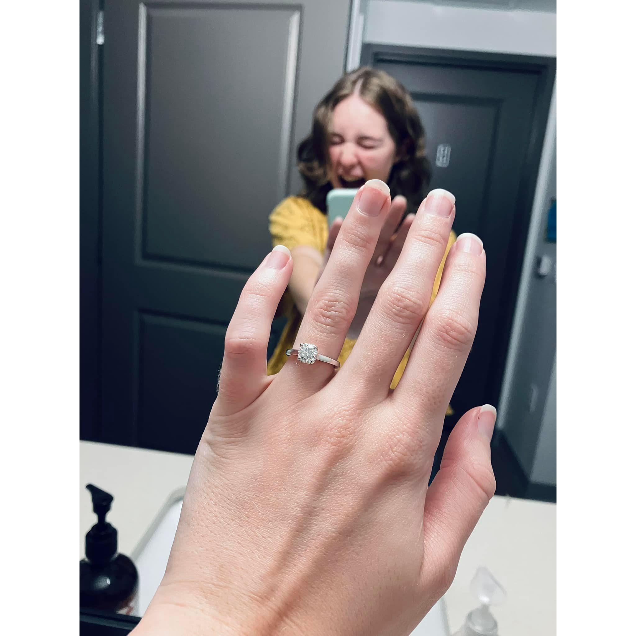 The night we got engaged :)