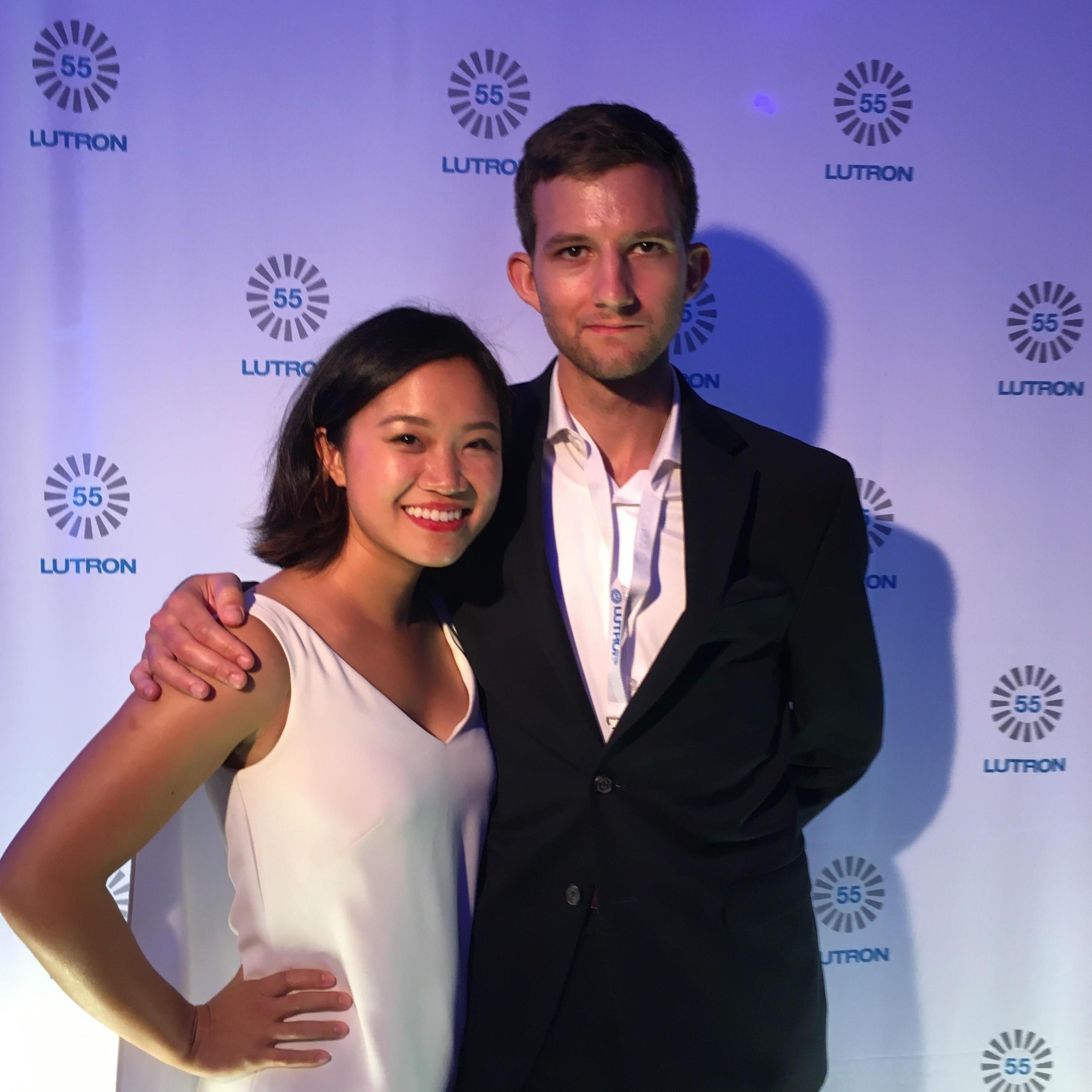 At Lutron's 55th anniversary gala