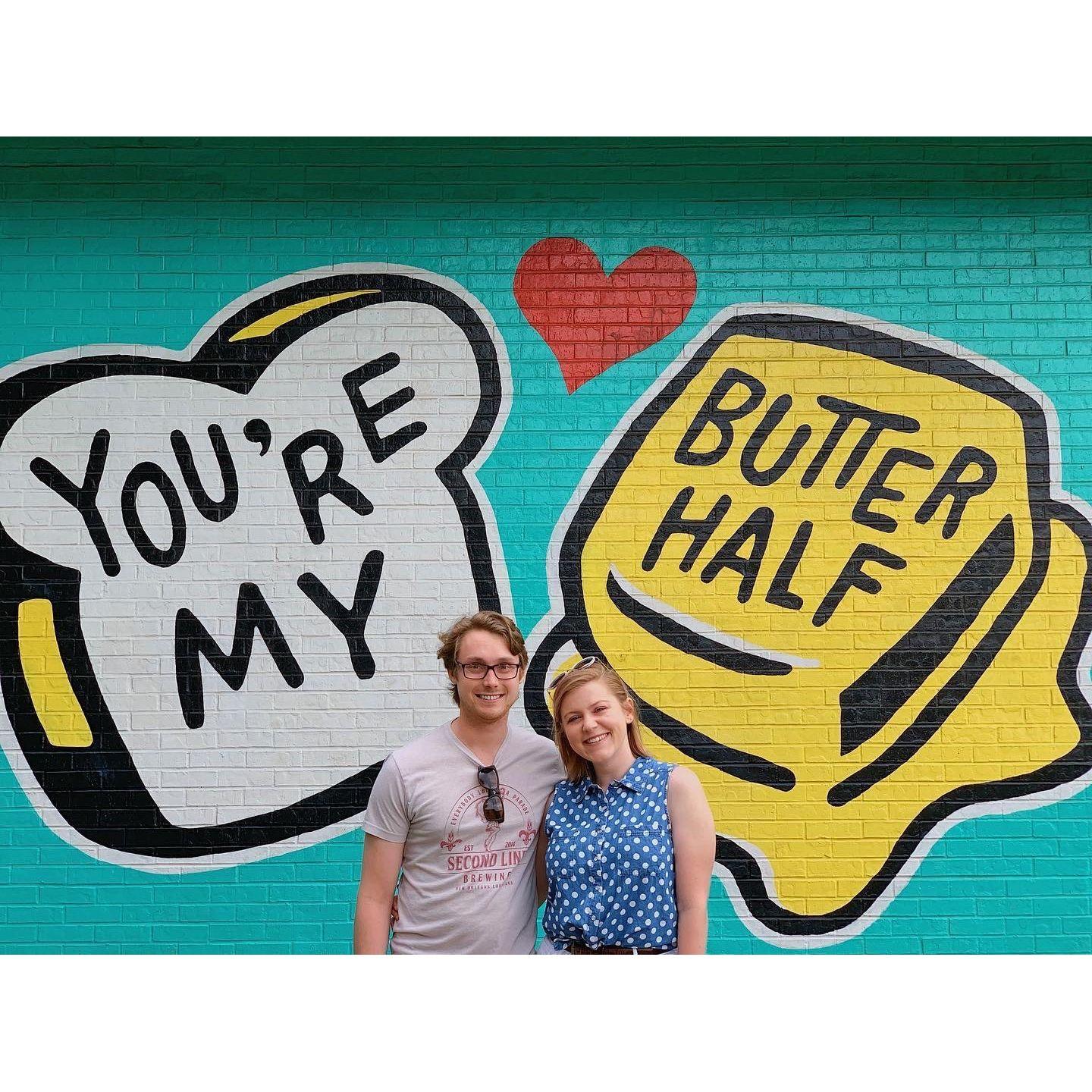 First trip together to Austin! The best was yet to crumb! (get it? because toast? we thrive on puns)