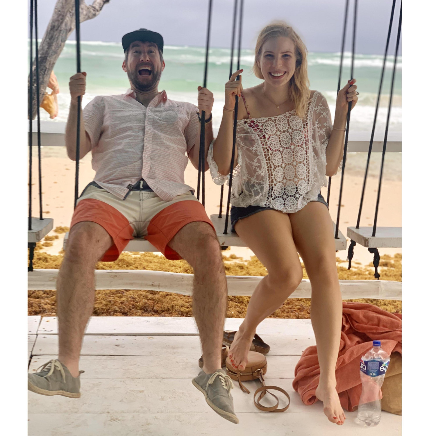 When we're not at a wedding you can find us on a beach.