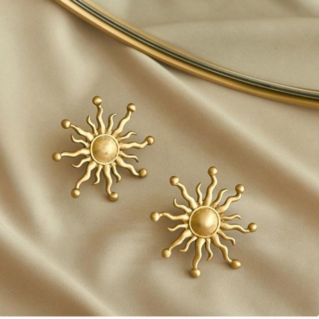 Sun Brass Knob | Kitchen Cabinet Knob | Drawer Knob | Furniture Knob | Cabinet Knob | Gold | Brass Handle | Pull Handle