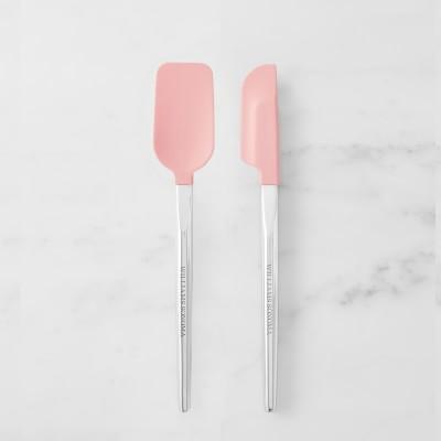 Williams Sonoma Stainless-Steel Spatulas, Geranium Pink