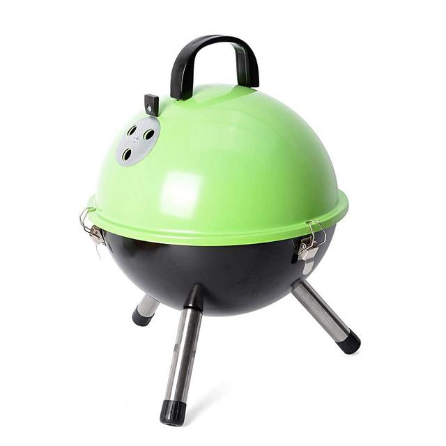 Shop LC Backyard Cooking Green Mini Portable Charcoal Grill Camping