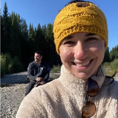 His first time horseback riding and we had an amazing time. Gotta love Wyoming!
