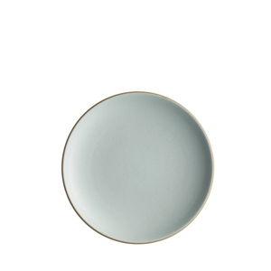Coupe Salad Plate- Aqua Chocolate Brown
