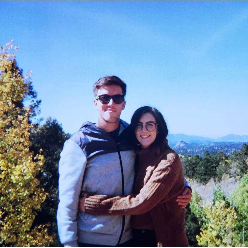 The first picture we took after moving to Colorado.