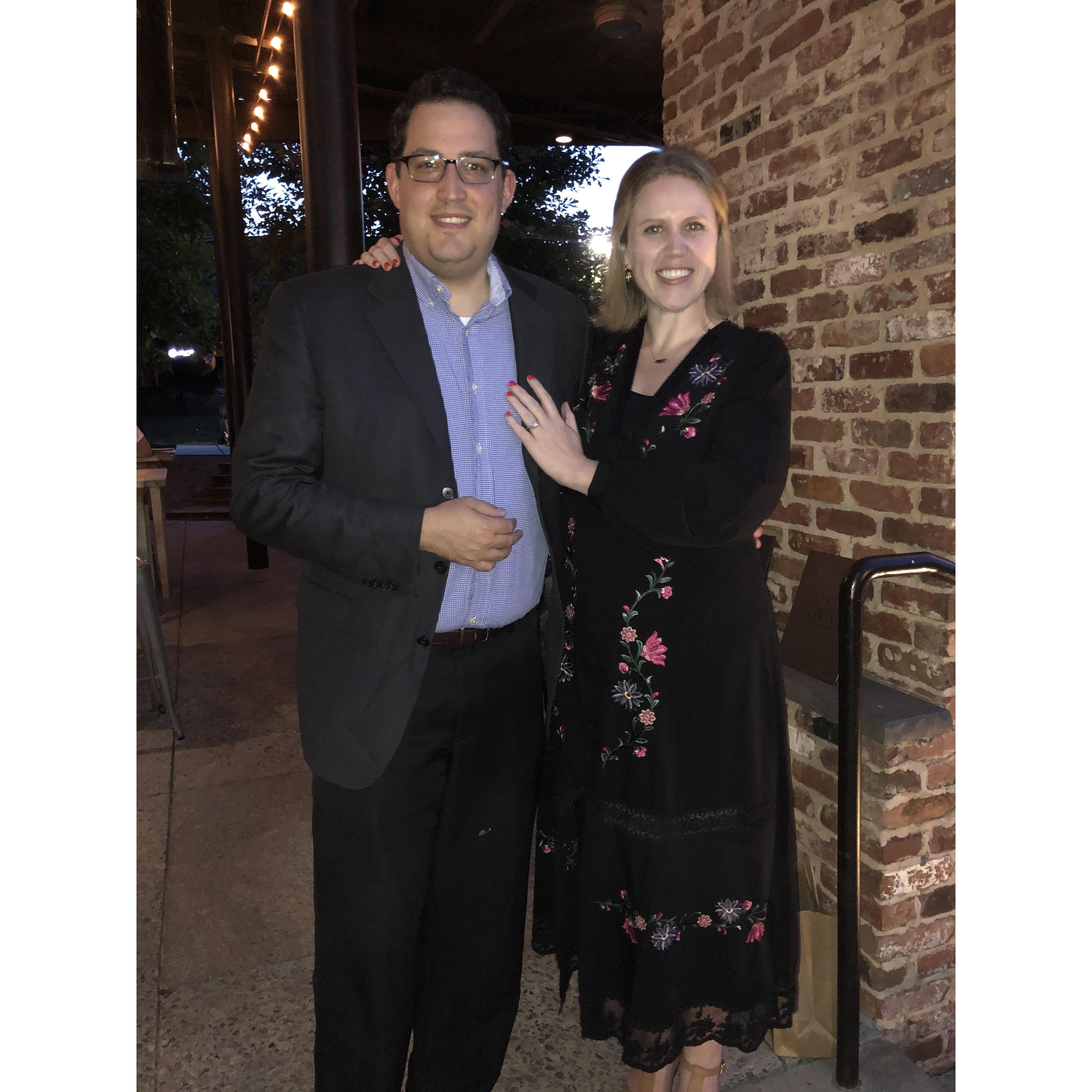 May 2019 - Just engaged!
