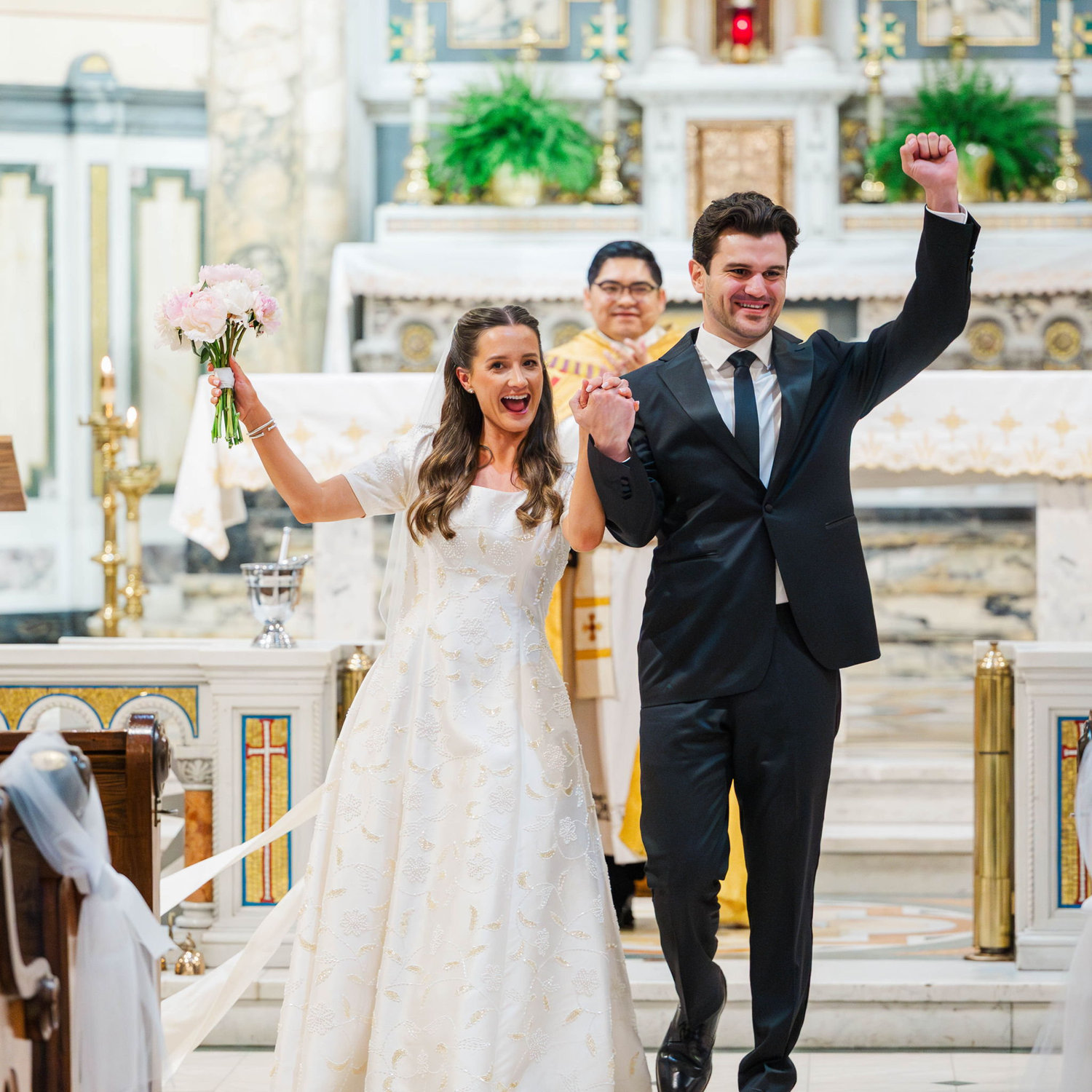 On May 22, 2026, we exchanged vows surrounded by our closest family and friends at the church where Audrey grew up, continuing a cherished family tradition.