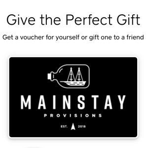 Gift card | Mainstay Provisions
