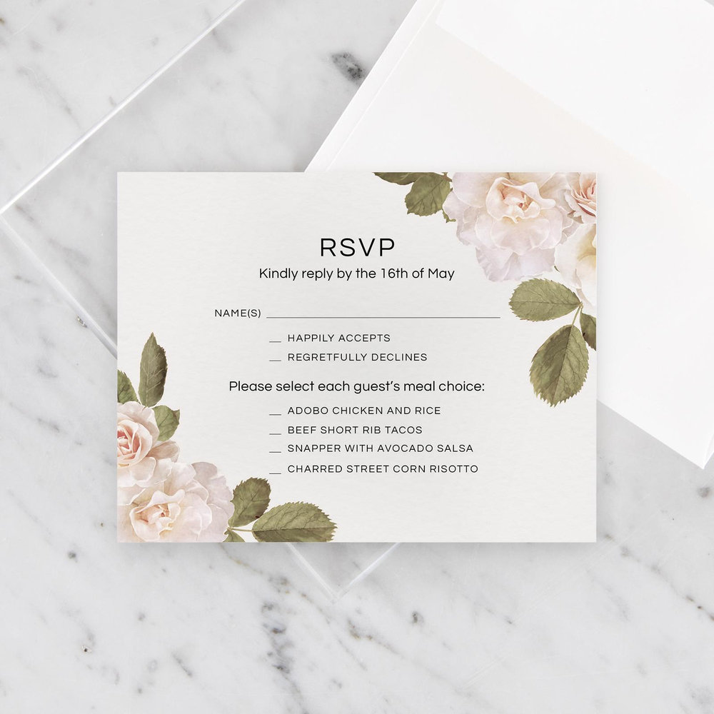 Woads Corner | Ivory | Zola Wedding Invitations