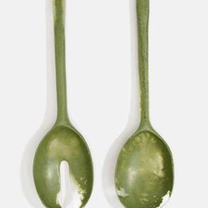 Long Stone Servers | Dinosaur Designs US - Olive