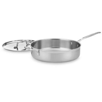 Cuisinart® MultiClad Pro Triple-Ply Stainless 5 1/2-Quart Saute Pan with Lid