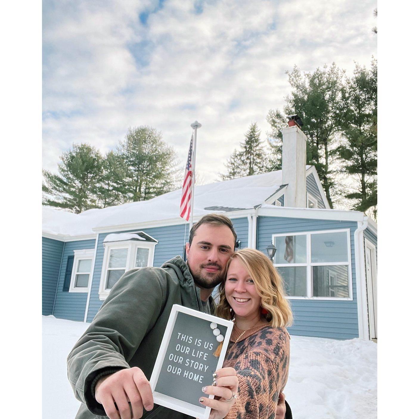 When we bought our very first home together