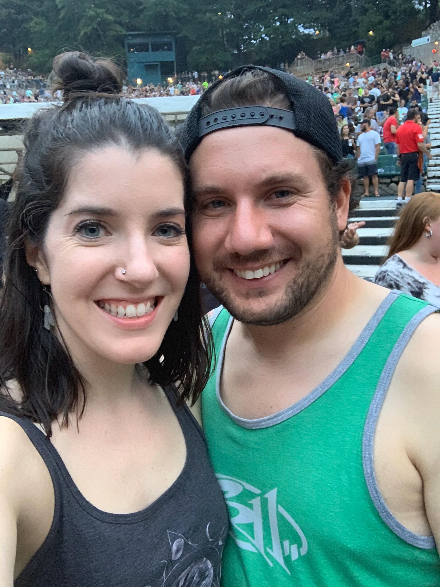 Our first 311 show as fiancés!