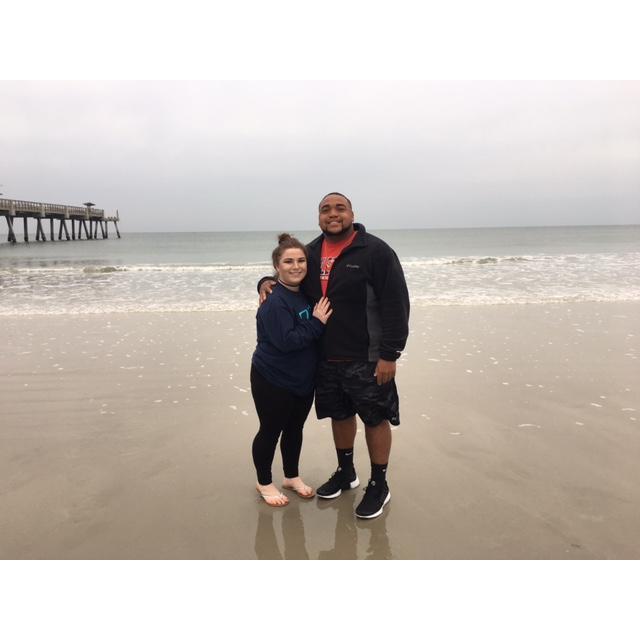he took me to the beach for my birthday