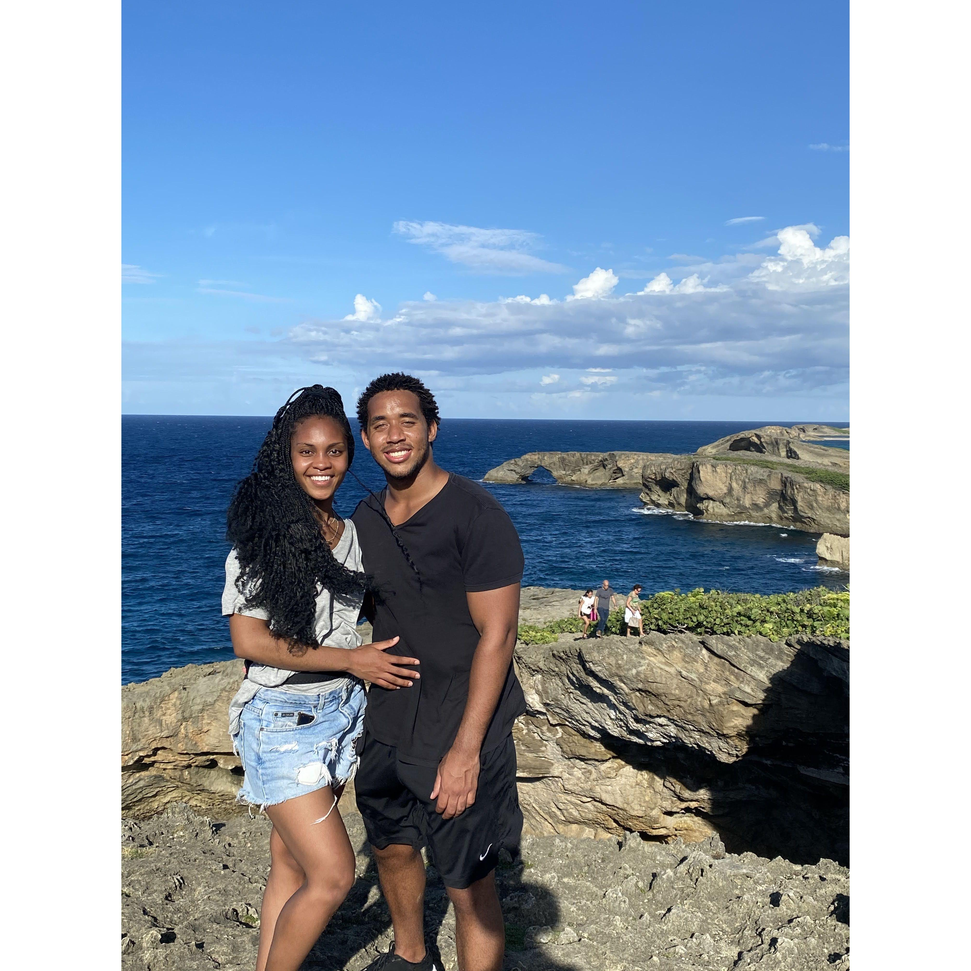 The one where David saved Zahna from drowning in a river in Puerto Rico