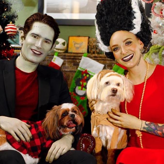Franken family portrait. Merry Christmas 2016.