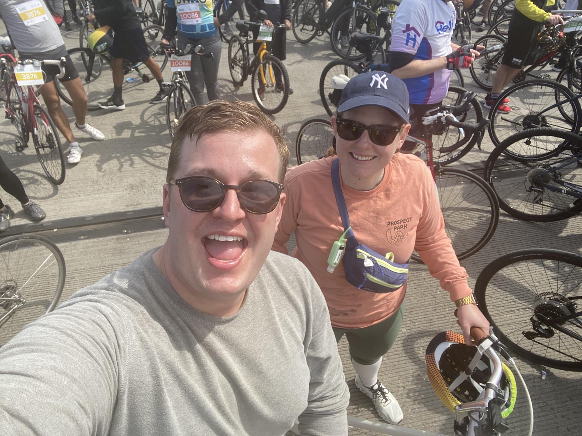 Five Boro Bike Tour, May 2022.