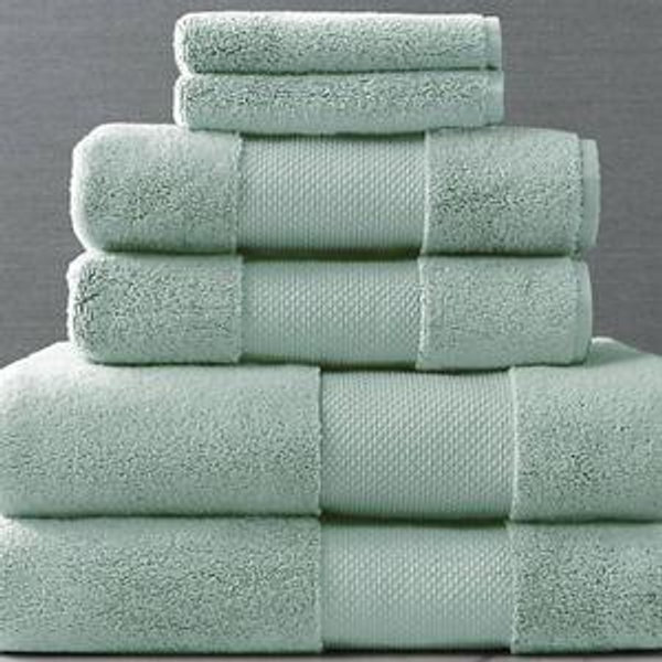 Frontgate Resort Collection Bath Towels: - 6 Piece Set - Aegean