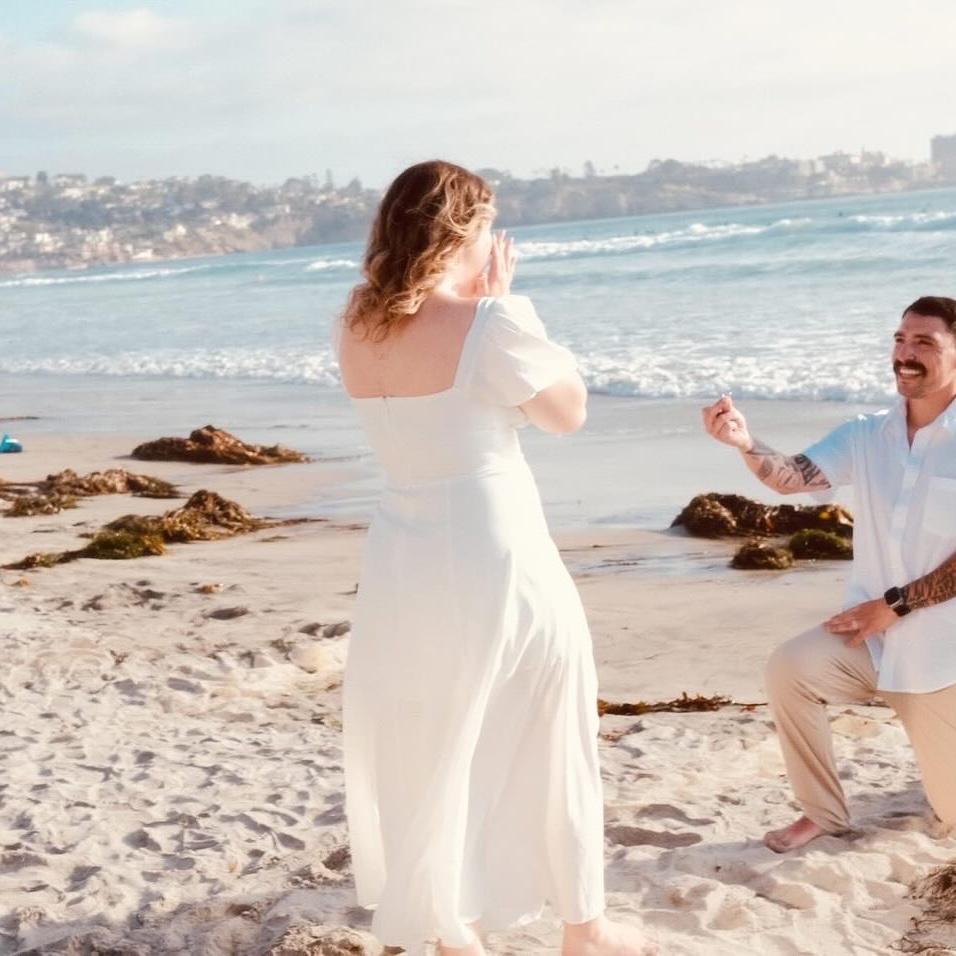 Popped the question on our family vacation in San Diego, CA.