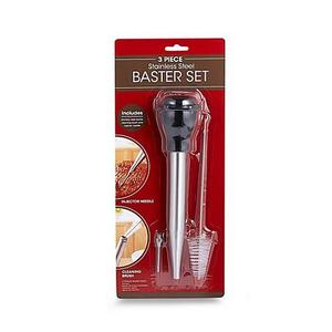 3-Piece Stainless Steel Baster Set