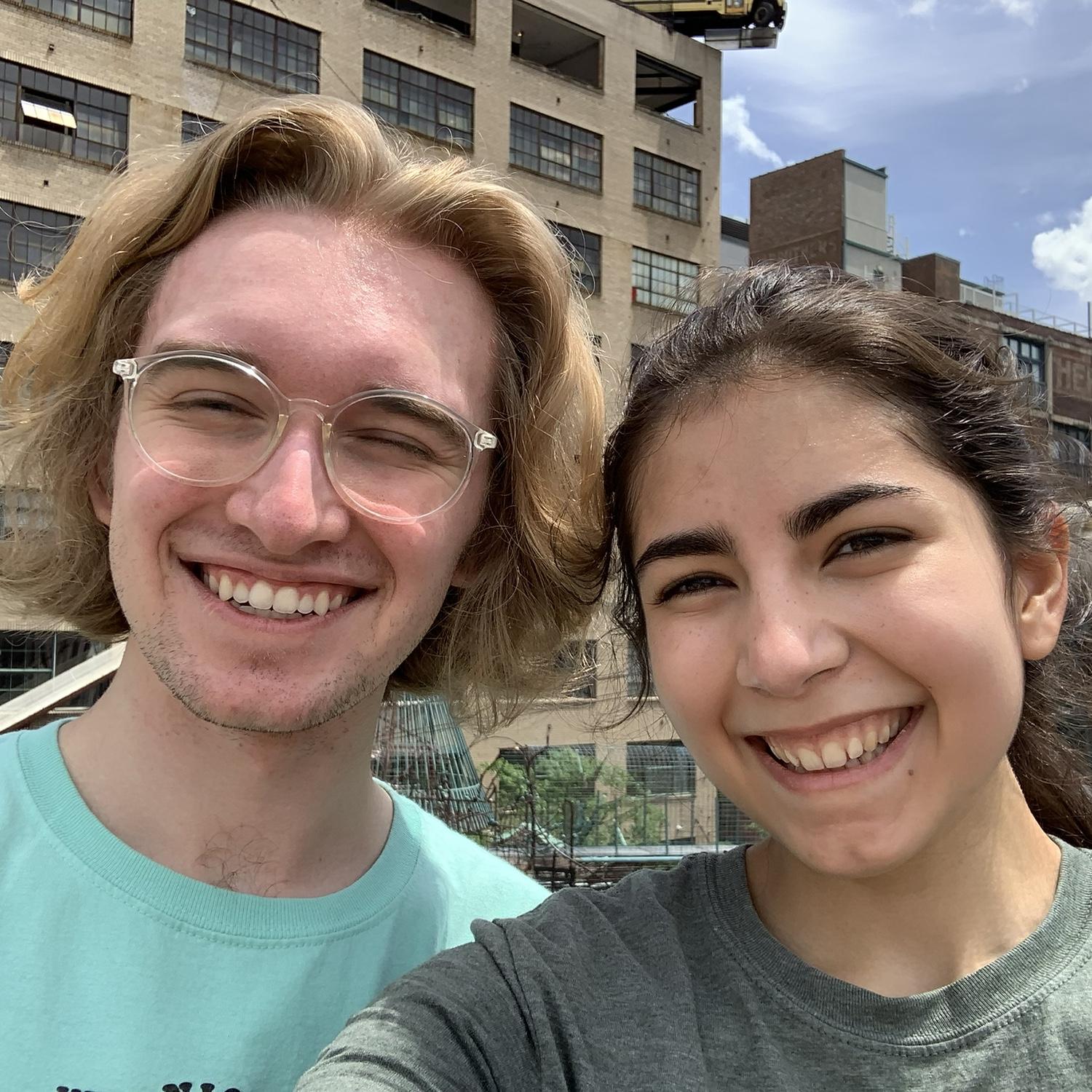 St. Louis City Museum date and Olivia visiting Bryce for the first time during Summer 2021.